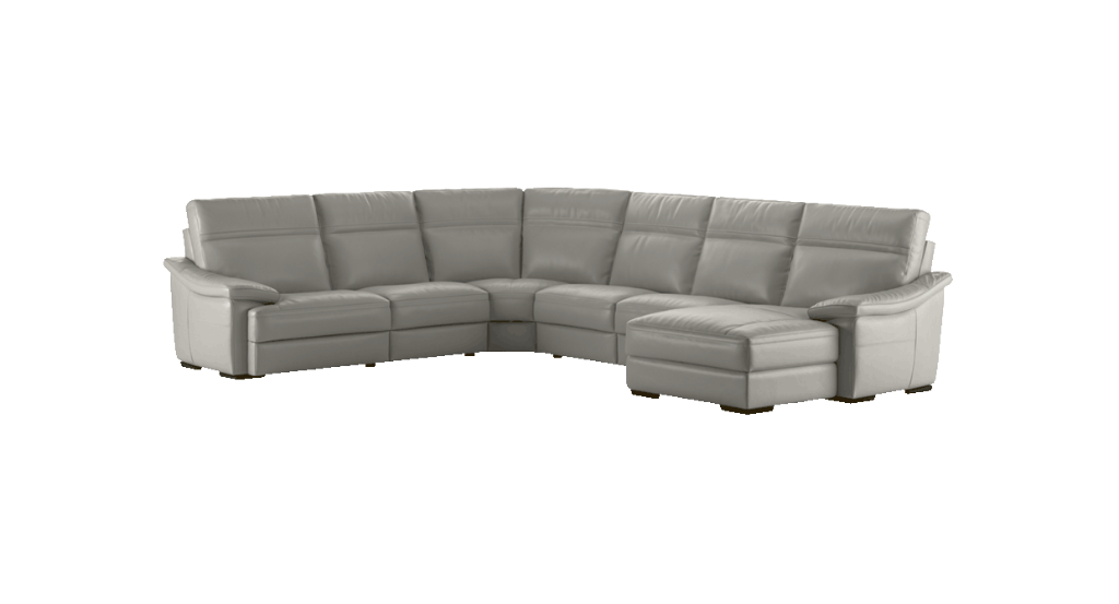 0100718 pazienza modular corner sofa with chaise longue leather white 1024