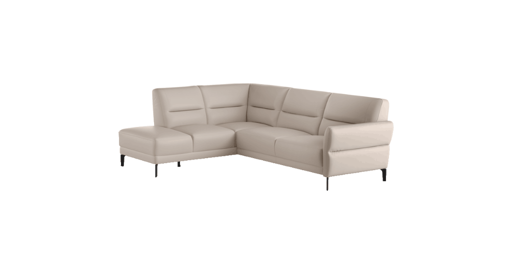 0100863 calore corner sofa with open end leather dove 1024