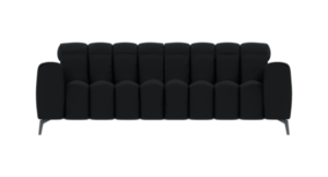 0100891 portento three seater sofa leather dark brown 1024