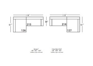 Boden Slipcover Bech Seat - D