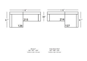 Boden Upholistered Bech Seat- D